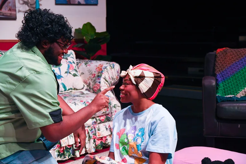 Two performers sharing a scene.